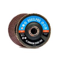 111853 RoxelPro Лепестковый круг ROXONE 125 х 22мм, оксид алюминия, конический, Р40