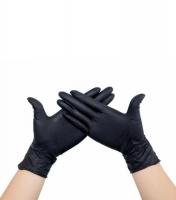 Перчатки нитриловые Black Gloves черные, размер L, уп.100шт